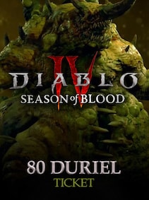 

Diablo IV Ticket Season of Witchcraft | 80 Duriel Ticket - BillStore Player Trade - GLOBAL