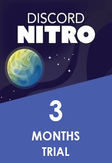 Discord Nitro Trial 3 Months - Discord Key - GLOBAL