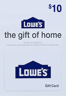 Lowe's Gift Card 10 USD - Lowe's Key - UNITED STATES
