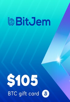 BitJem Crypto Gift Card Bitcoin 105 USD - BitJem Key