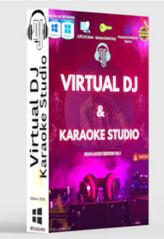 Virtual DJ and Karaoke Studio 7 (PC) (1 Device, Lifetime)  - VirtualDj Key - GLOBAL