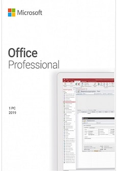 Microsoft Office Professional 2019 (PC, 1 Device) - Microsoft Key - GLOBAL