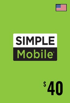 Simple Mobile Prepaid Plan 40 USD  - SimpleMobile Key - UNITED STATES