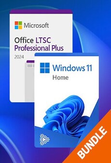 Microsoft Windows 11 Home & Microsoft Office 2024 LTSC Pro Plus Bundle (PC) - Microsoft Key - GLOBAL