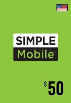 Simple Mobile Prepaid Plan 50 USD  - SimpleMobile Key - UNITED STATES