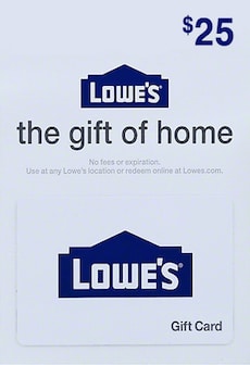 Lowe's Gift Card 25 USD - Lowe's Key - UNITED STATES