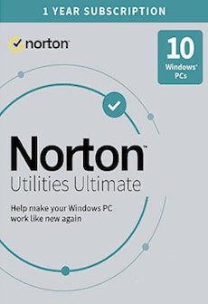 Norton Utilities Ultimate (PC) (10 Devices, 1 Year) - NortonLifeLock Key - NORTH & CENTRAL & SOUTH AMERICA
