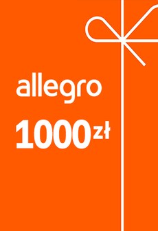 Allegro Gift Card 1000 PLN - Allegro Key - POLAND