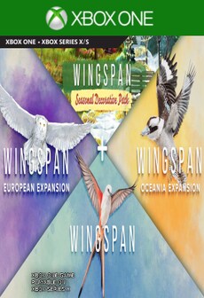 Wingspan + European Expansion + Oceania Expansion + Seasonal Decorative Pack (Xbox One) - Xbox Live Key - ARGENTINA