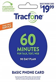 Tracfone Card 19.99 USD  - Tracfone Key  - UNITED STATES