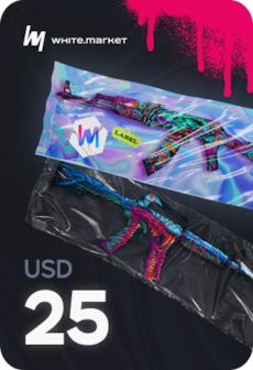 WhiteMarket Top Up Card 25 USD - WhiteMarket Key - GLOBAL