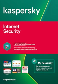 Kaspersky Internet Security 2021 for PC (3 Devices, 1 Year) - Kaspersky Key - EUROPE