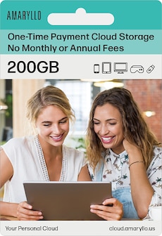 Amaryllo Cloud One-Time Payment  Gift Card 200 GB - Amaryllo Key - GLOBAL