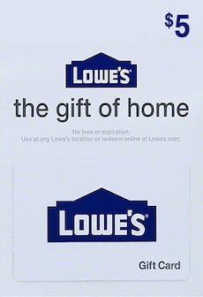 Lowe's Gift Card 5 USD - Lowe's Key - UNITED STATES