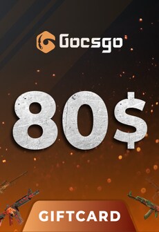 Gocsgo Gift Card 80 USD  - GoCsGo Key  - GLOBAL
