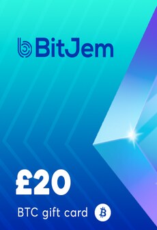BitJem Crypto Gift Card Bitcoin 20 GBP - BitJem Key