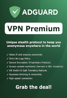 AdGuard VPN (10 Devices , 2 Years) - AdGuard Key - GLOBAL
