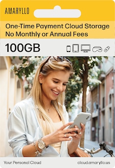 Amaryllo Cloud One-Time Payment  Gift Card 100 GB - Amaryllo Key - GLOBAL