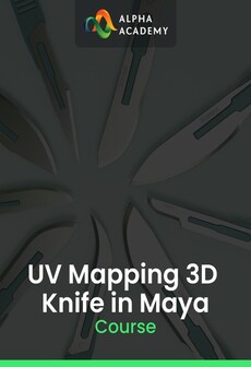 UV Mapping 3D Knife in Maya - Alpha Academy Key - GLOBAL