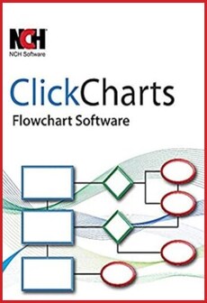 NCH: ClickCharts Diagram and Flowchart (PC) (1 Device, Lifetime)  - NCH Key - GLOBAL