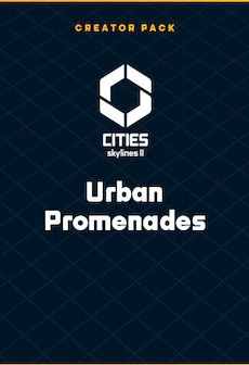 Cities: Skylines II - Creator Pack: Urban Promenades (PC) - Steam Key - EUROPE