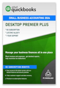 Intuit Quickbooks Desktop Pro Premier Plus 2024 ( PC) - 1 Device, Lifetime  - Intuit Key - GLOBAL