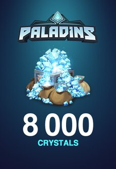 Paladins Crystals GLOBAL 8 Key GLOBAL 8000 Crystals