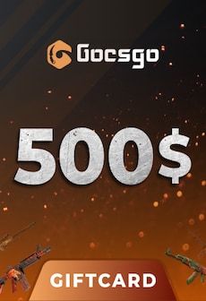 Gocsgo Gift Card 500 USD  - GoCsGo Key  - GLOBAL