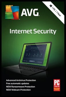 AVG Internet Security (PC) (1 User, 1 Year)  - AVG Key - GLOBAL