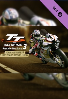TT Isle Of Man 3 - John McGuinness 100th Start Special Livery (PC) - Steam Key - EUROPE