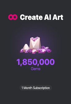 CreatePorn.com Subscription 1850k Gems/Mo 1 Month - CreatePorn Key - GLOBAL