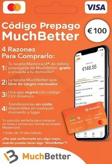 MuchBetter Voucher 100 EUR - MuchBetter Key - SPAIN
