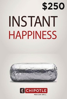 Chipotle Gift Card 250 USD - Chipotle Key - UNITED STATES