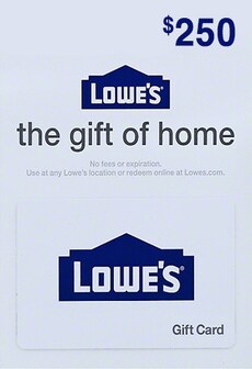Lowe's 250 USD - Lowe's Key - UNITED STATES