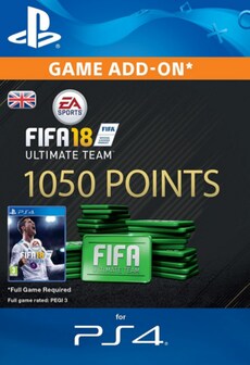FIFA 18 Ultimate Team PSN GERMANY 1050 Points Key PS4