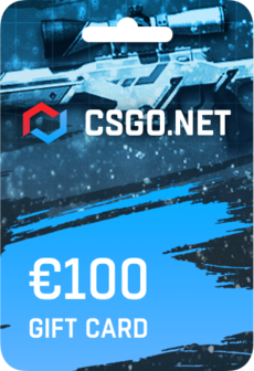 

CSGO.net Gift Card EUROPE 100 EUR