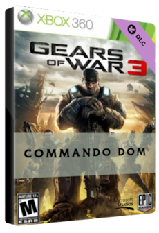 Gears of War 3: COMMANDO DOM Xbox Live Code XBOX ONE GLOBAL