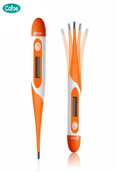 Digital Thermometer for Body and Fever Temperature Measuring with Soft Head Electronic LCD