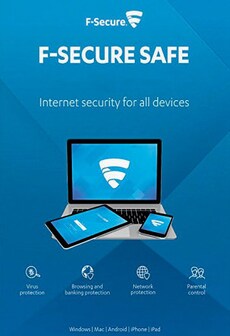 

F-Secure SAFE Internet Security (PC, Android, Mac) 1 Device, 3 Years - F-Secure Key - GLOBAL