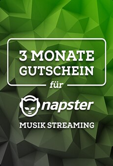 

Napster 3 month music streaming VOUCHER GERMANY