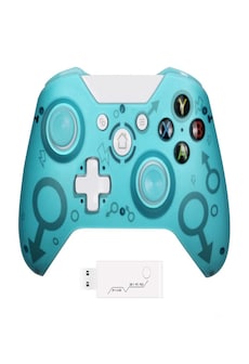 Image of Wireless Controller For Xbox One PC and Android Smartphones Gamepad Blue