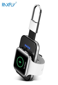 Wireless Charger Power Bank For Apple Watch Black Less than 1000 mAh