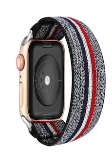 Bohemia Elastic Nylon Loop Strap Black/Red