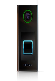 HIPCAM Doorbell Smart Home Security WiFi FullHD IR Nigth Vision 2 way Audio&Video, IP66 Face&Person detection
