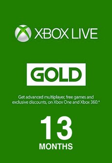 

Xbox Live GOLD Subscription Card 13 Months - Key GLOBAL