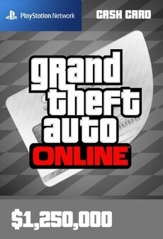 

Grand Theft Auto Online: Great White Shark Cash Card 1 250 000 PSN Key GLOBAL