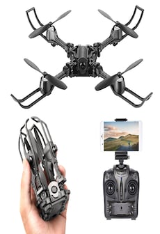 Image of iDrone i5 Camera Drone - Altitude Hold, Hedless Mode, Waypoints Follow, FPV App, Camera, Foldable, 6 Axis Gyro