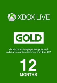 

Xbox Live GOLD Subscription Card 12 Months GERMANY XBOX LIVE