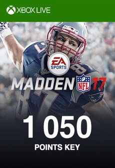 

Madden NFL 17 Points XBOX LIVE XBOX ONE GLOBAL 1 050 Points Key