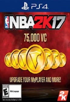 

NBA 2K17 Virtual Currency PSN EUROPE 75 000 Coins Key PS4